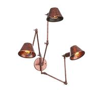 PAZWAHF Industrial Style Retro Wall Sconces, Hardwired Industrial Wall Sconce,Swing Arm Wall Lamp Adjustable For Dining Room,living Room,foyer, Coffee Shop,etc