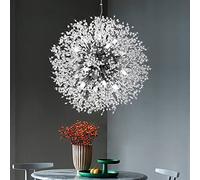 PAZWAHF Modern Dandelion Pendant Lights, Firework Crystal Ceiling Lighting Fixture, Indoor Hanging Lamp For Living Room Restaurant Kitchen