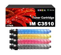 Pazyioltyor Compatible IM C3510 842506/9/8/7 Toner Cartridge Multicolor