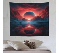 PAZZK Fantasy Landscape Tapestry, Tapestry Wall Hanging for Living Room Bedroom Dorm Wall Decoration 130×150cm