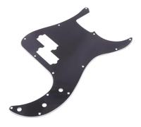 Pb Bass Pickguard 13 Hole Black Scratch Plate for Bass | Plastic with Protective Film, Simple Screw on Replacement, Anti Scratch Surface, for Repair and Live Performance