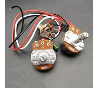 PB Bass Wiring Harness Prewired Set with 250K Potentiometers, 1 Volume 1 T Configuration, for Fender Bass Replacement, Professional Guitar Technician Use