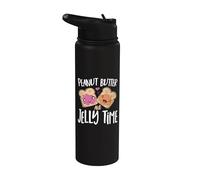PB&J Peanut Butter Jelly Time Stainless Steel Insulated Water Bottle