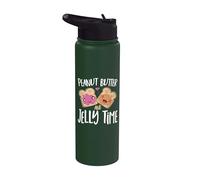 PB&J Peanut Butter Jelly Time Stainless Steel Insulated Water Bottle