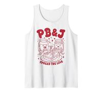 PB&J Spread The Love Peanut Butter Jelly Sandwich Lover Tank Top