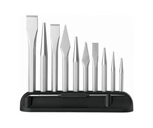 PB Swiss Tools 11-Piece Special Quality Chisel and Punch Set in Plastic Holder