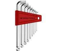 PB SWISS TOOLS 2212H-10CN Short head Hexagon-head rod wrench set with a ball