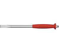 PB SWISS TOOLS 820HG-3 Electrician Flat Trap Chisel (with Handle) - 10mm Blade Width, 250mm Length, PB Steel Blade