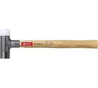 PB Swiss Tools Kickback Free Hammer PB 304.4 | Head Diameter 35 mm | Swiss Made | Combined Hammer with Hickory Wood Handle for Rich and Precise Strikes
