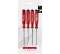 PB Swiss Tools Mini Pick Tool Set PB 8680 | 100% Swiss Made | 4-piece SwissGrip Hook Tool for Automotive, O-Ring, Brake, Motor, Gearbox Seal