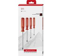 PB Swiss Tools Phillips Screwdriver Set PB 1562.CBB | 100% Swiss Made | 4-Piece Screwdriver Set with Classic Grip, Size PH0 PH1 PH2 PH3