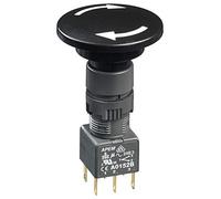 PB SWITCH, DPDT, 6A, 250VAC, QC/SOLDER, Industrial Pushbutton Switches, Qty.1 | A01MXASP3+A0152B