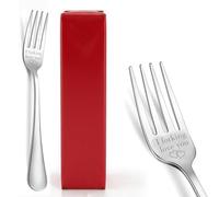 PB TECH Funny Engraved Forks, I Forking Love You, Stainless Steel Engraved Fork with Luxury Gift Box, Unique Gifts for Valentine's Day Christmas Day Wedding Anniversary