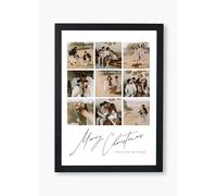 PB TECH Personalised Christmas Memories Family Photo Picture Frame, Add Your Picture with text, Presents For Mom, Dad, Kids, Friends for Christmas Day (Design 05)