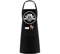 PB TECH Personalised Unisex Kitchen Apron, Customized With any Name or Text, BBQ Grill Apron with Pockets, Best Apron Design and Gift For Anyone & Family Members.
