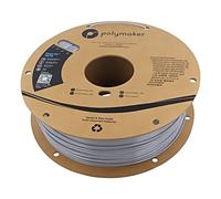 PB01003 Filament: PET-G 1.75mm Grey 230-240°C 1kg Temp.Table: 70-80°C POLYMAKER