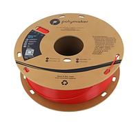 PB01004 Filament: PET-G 1.75mm Red 230-240°C 1kg Temp.Table: 70-80°C POLYMAKER