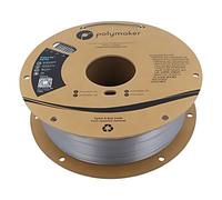 PB01012 Filament: PET-G 1.75mm Silver 230-240°C 1kg PolyLite™ POLYMAKER