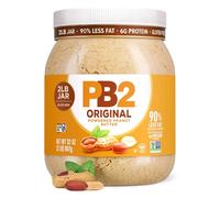 PB2 Original Powdered Peanut Butter - 6g of Protein, 90% Less Fat, Certified Gluten Free, Only 60 Calories per Serving, Perfect for Protein Shakes, Smoothies, and Low-Carb, Keto Diets - 907g