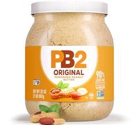 PB2 Original Powdered Peanut Butter - 6g of Protein, 90% Less Fat, Certified Gluten Free, Only 60 Calories per Serving, Perfect for Protein Shakes, Smoothies, and Low-Carb, Keto Diets - 907g