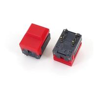 PB86-A0 4Pin Momentary Mount Square Push Button Tact Switch For Stage Control Equipment 10Pcs(10Pcs Red)