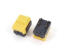 PB86-A0 4Pin Momentary Mount Square Push Button Tact Switch For Stage Control Equipment 10Pcs(10Pcs Yellow)