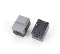 PB86-A0 4Pin Momentary Mount Square Push Button Tact Switch For Stage Control Equipment 10Pcs(10Pcs Grey)