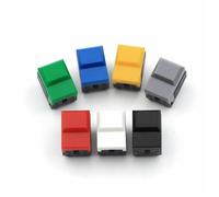 PB86-A0 4Pin Momentary SPDT PCB Square Push Button Tact Switch 10Pcs(10Pcs Blue)