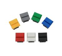 PB86-B0 4Pin Momentary SPDT PCB Square Push Button Switch 10Pcs(10Pcs Grey)