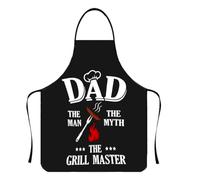 PBAHAUP Barbecue Apron for Men, Funny Cooking Apron Men with Saying, Original Gift for Father's Day for Dad and Grandpa, Men's Gift Idea Birthday, Pack of 1