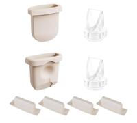 PBAHAUP Breast Pump Replacement Parts Set, 8 Pieces Accessories Compatible with eufy S1 Pro/S1/E10/E20, Includes Silicone Membranes, Duckbill Valves, Nozzle Covers