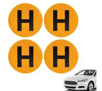 PBAHAUP Historical Driver Sticker Set, 4 Pieces Premium Stickers for Vintage Car Lovers, Reflective & Weatherproof for Indoor and Outdoor Use, Includes Digital Template