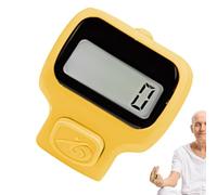 PBDEIOEOE Digital tally counter clicker, Portable Pitch Counter, LCD Display Electronic Tally Counter For Coaching, People, Fishing, Row(Yellow)