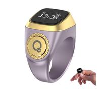 PBDEIOEOE Digital tally counter clicker, Rechargeable Electronic Finger Counter, Smart Rings For Men, Smart, Smart Digital Tasbeeh Counter(Purple,18mm)