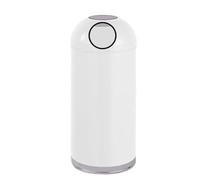 PBDEIOEOE Premium Dustbin Outdoor Bin, Large Capacity Trash Cans with Ashtrays,(White)
