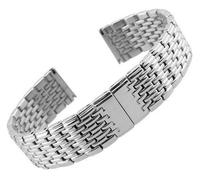 PBDEIOEOE Stainless Steel Quick Release Watch Strap, Watch band Metal Watch band 13mm 18mm 20mm 22mm 24mm Stainless Steel Watch Bracelet Strap Men Women Silver Rose Gold(Silver,13mm)