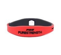 PBE Power Balance Energy® Sport Silicone Infused Negative-Ions Wristband Mental Performance, and Increased Energy Small, Medium or Large (Red/Black, S)