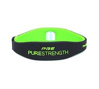 PBE Power Balance Energy® Sport Silicone Infused Negative-Ions Wristband Mental Performance, and Increased Energy Small, Medium or Large (Black/Lime, L)