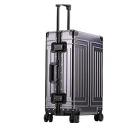 PBENO Suitcases Aluminum Magnesium Alloy Trolley Case Universal Wheel Metal Suitcase Portable All aluminum Suitcase Suitcase (Color : D, Taille unique : 28in)