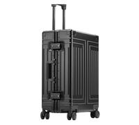 PBENO Suitcases Aluminum Magnesium Alloy Trolley Case Universal Wheel Metal Suitcase Portable All aluminum Suitcase Suitcase (Color : B, Taille unique : 24in)