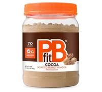 PBfit All-Natural Chocolate Peanut Butter Powder, Powdered Peanut Spread from Real Roasted Pressed Peanuts and Cocoa, 5g of Protein (30 oz.)