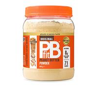 PBfit Peanut Butter Powder - Gluten Free, High Protein, 87% Less Fat, Natural Nut Butter Spread - Powdered Peanut Butter from Real Roasted Pressed Peanuts - 850g