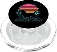 PBGV Retro Vintage 70s 80s Vaporwave Aesthetic Dog Lover PopSockets PopGrip for MagSafe