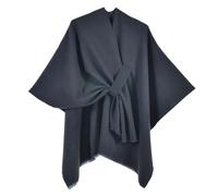 PBHGMGEBLV Women's Elegant Shawl Wraps Soft Open Front Poncho Cape For Autumn Winter Solid Color Tassel Scarf Shawls Cloak(1)
