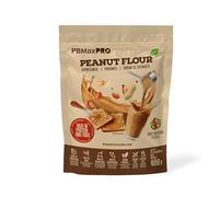 PBMaxPro Defatted Peanut Flour - Made from 100% Lightly Roasted Peanuts - Mild Flavour, High Protein Plant-Based Flour - For Cooking, Baking, Smoothies & Sauces - Resealable Pouch, 400g