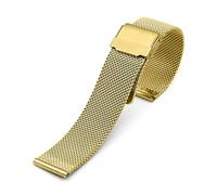 PBNANHGZZ 1pc 0.6mm Mesh Watch Band 8/10/12/14/16/18/20/22/24mm For DW Universal Stainless Steel Strap Wrist Belt Bracelet