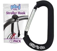 PBnJ baby Clip n Go - X-Large Stroller Organizer Hook Clip for Purse Shopping & Diaper Bags