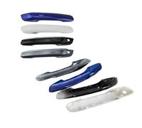 Pbqenxb Car Outer Door Handle for A4L A5 Q5L 2017-2021 Exterior Handle Shell Cover 8WD837876 1piece(White and Chrome,Front Right(no Hole))