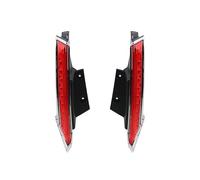Pbqenxb Car Tail Light Assembly For Nissan For Xtrail For X-trail For Rogue 14-20 LED DRL Rear Bumper Tail Light Fog Lamp Brake Lights Signal Lamp Rear Lamps(Chrome frame)