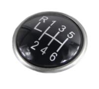 Pbqenxb for Seat for Leon II for Toledo III for Altea XL 2006-2015 5/6 Speed Manual Gear Shift Knob Lever Stick Cap Cover Number Emblem Car Shift Knobs(6 Speed)
